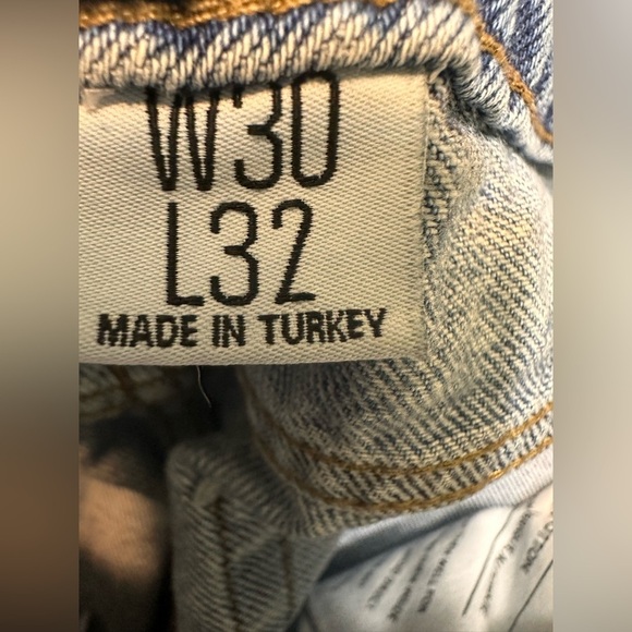 BDG Urban Outfitters Mom Jeans W/ Unique Pinstripe Seams Women’s Size 30 - Picture 6 of 7